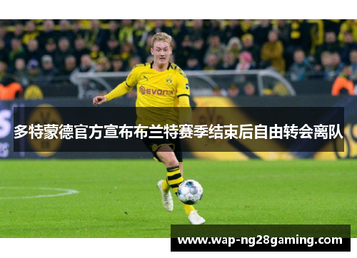 多特蒙德官方宣布布兰特赛季结束后自由转会离队 多特蒙德官方宣布布兰特赛季结束后自由转会离队